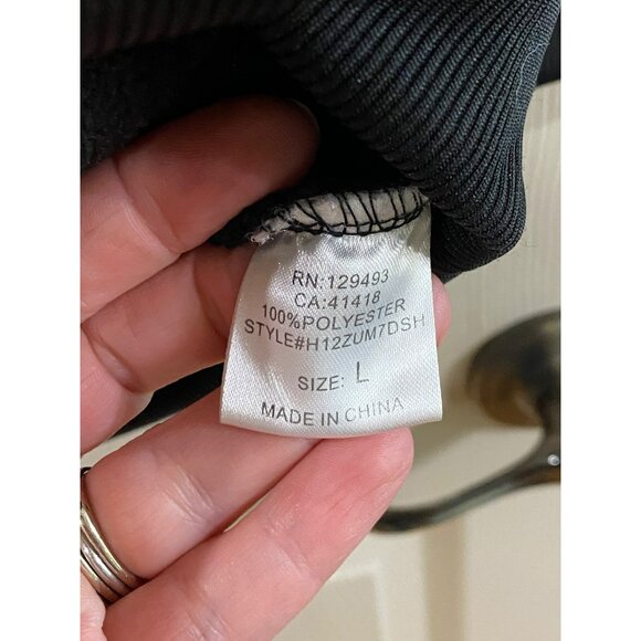 Neff Womens Daily Shredder Hoodie Black W/ Pink & Teal Zipper & Pockets L Polyes - Picture 4 of 9